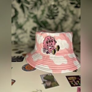 OS | hand sewn | pink with cloud bucket